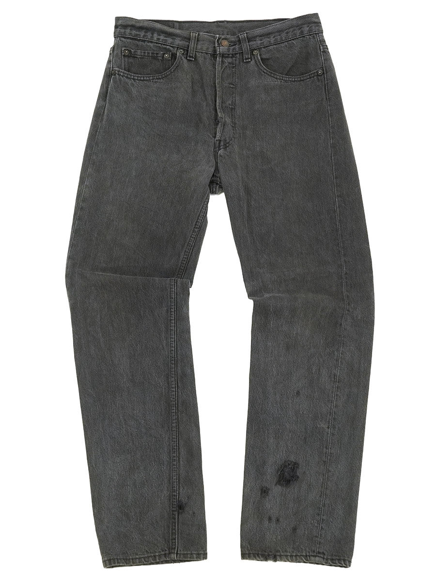 神サイズ 90s Eur Levis 501 ブラック UK製 W32 L30 90's～ LEVI'S 501 ブラックデニムパンツ 表記(W32 L30) USA製