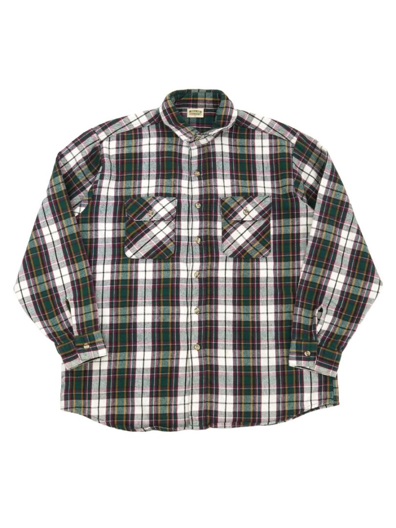 90's FIVE BROTHER 好配色チェック フランネルシャツ 表記(XL) USA製