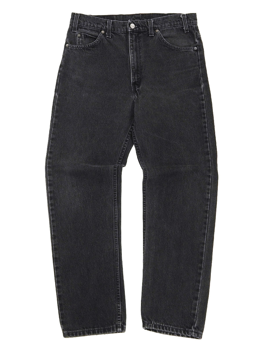 90's LEVI'S 505 ブラックデニムパンツ オレンジタブ 表記(W34 L30) USA製