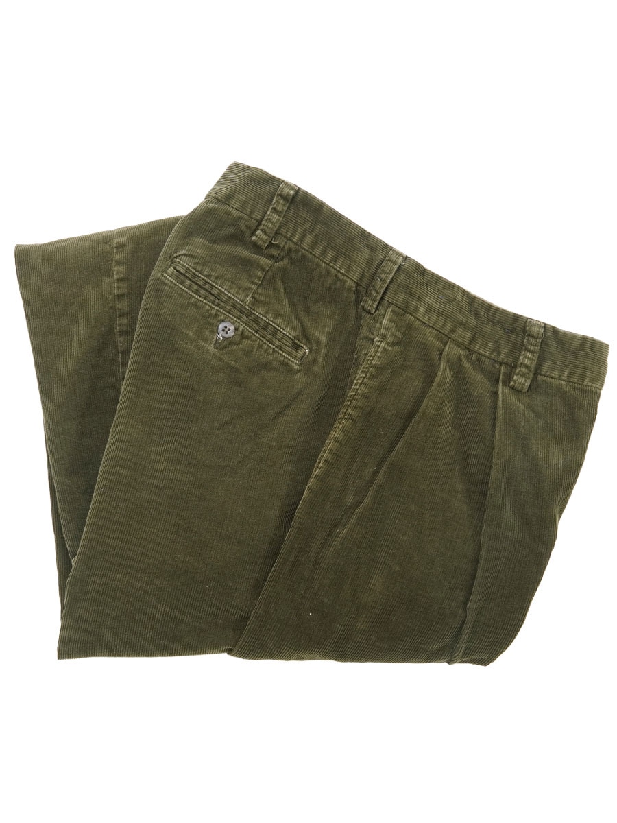 ラルフローレン HAMMOND PANT 2タック コーデュロイパンツ オリーブ