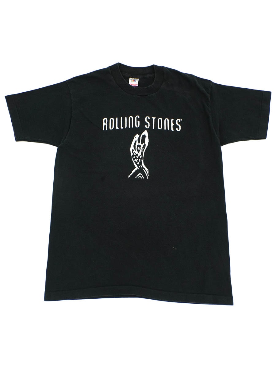 90's FRUIT OF THE ROOM ''ROLLING STONES / Bunnyman'' Tシャツ 表記(L)