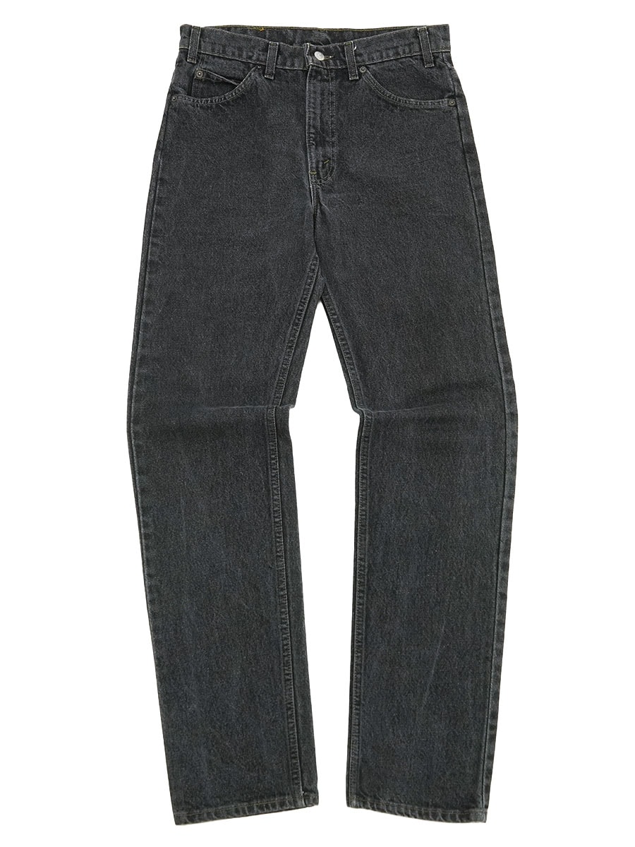 Levi's 505 先染め ブラックデニム W31 L34 90's LEVI'S 505 先染めブラック デニムパンツ 表記(W32 L34) USA製
