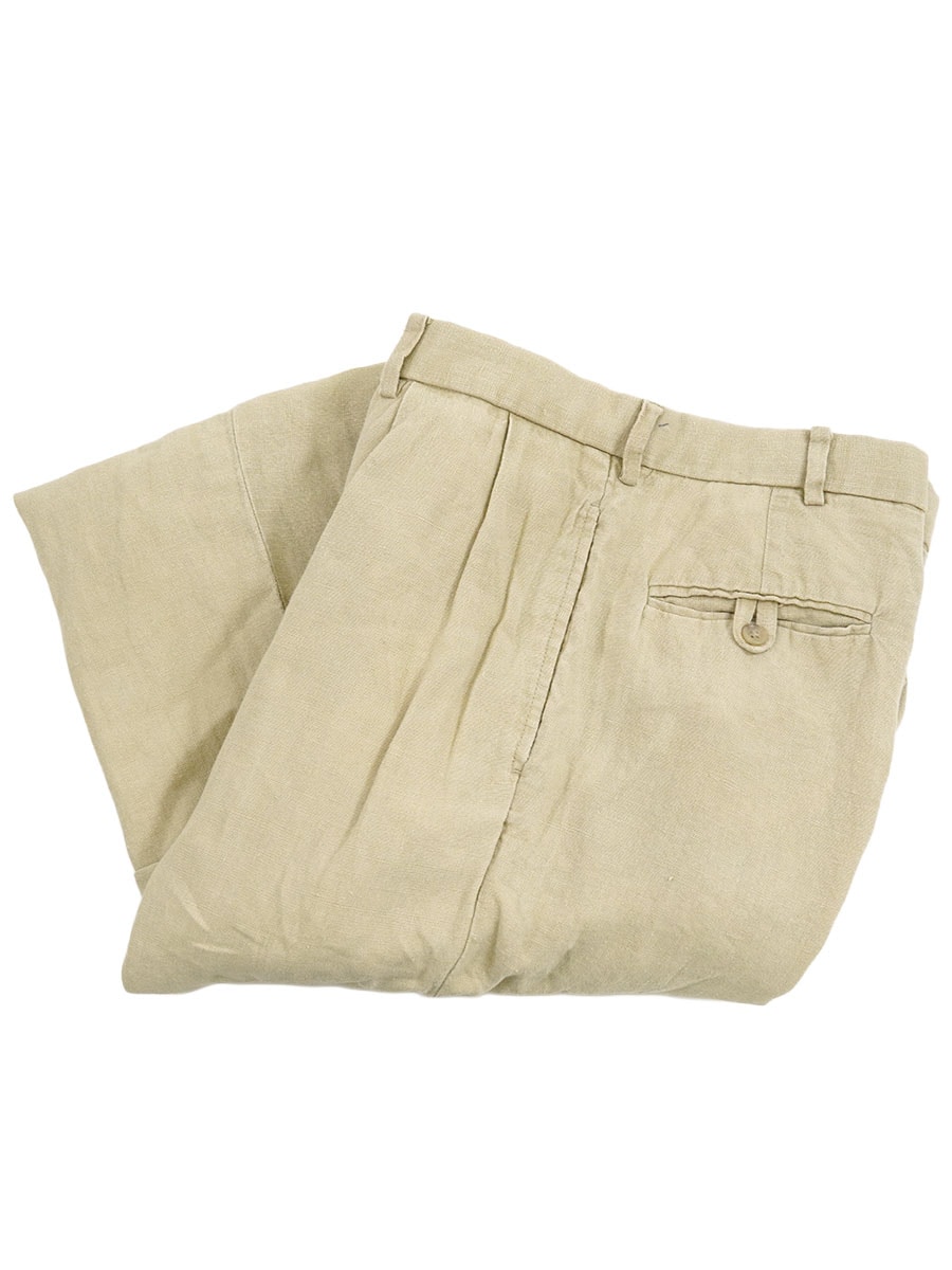 Polo Ralph Lauren リネン 2タック スラックス ラルフローレン 2タック リネンスラックス 表記(W35 L30) | NEW ITEM