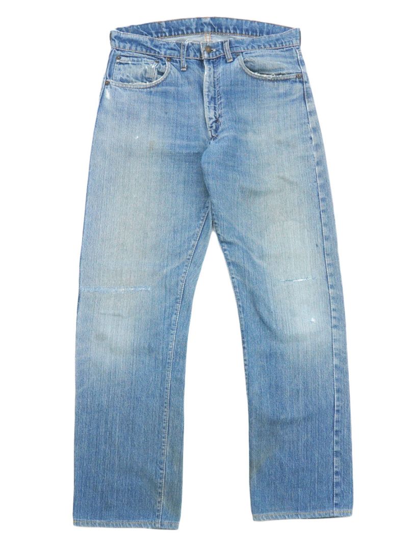 60's Levi's 505 BIG-E デニムパンツ 良色落ち 実寸(W34 L32位) 赤耳！