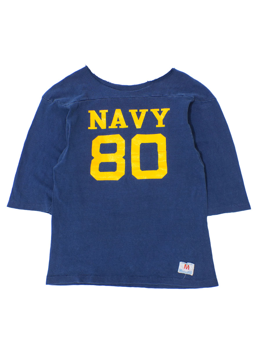 70's チャンピオン ''NAVY 80” フットボールTシャツ 表記(M) &LADIES