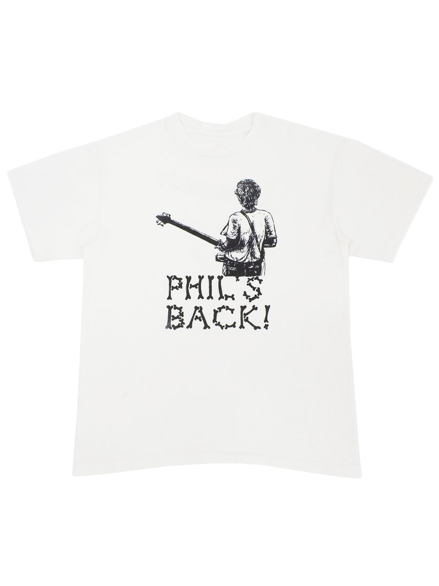 90's グレイトフル・デッド ''PHIL'S BACK!/Summer Tour '98'' 両面プリント Tシャツ ホワイト 実寸(L位)