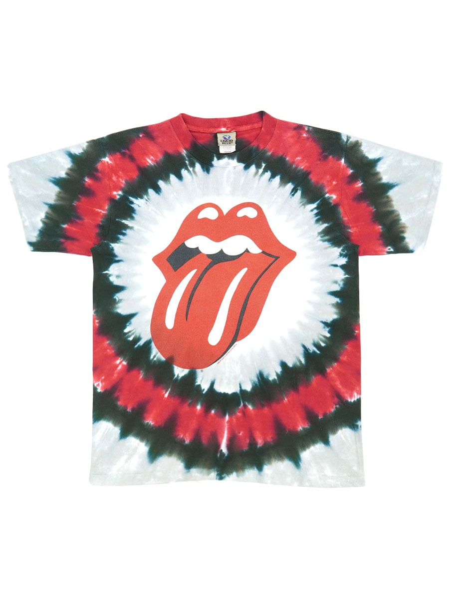 00's LIQUID BLUE ''THE ROLLING STONES'' 両面プリント タイダイT