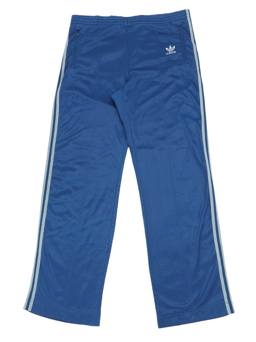  アディダス トラックパンツ トレフォイルロゴ SST ブルー L 80's adidas トレフォイルロゴ トラックパンツ ブルー 表記(L) USA製
