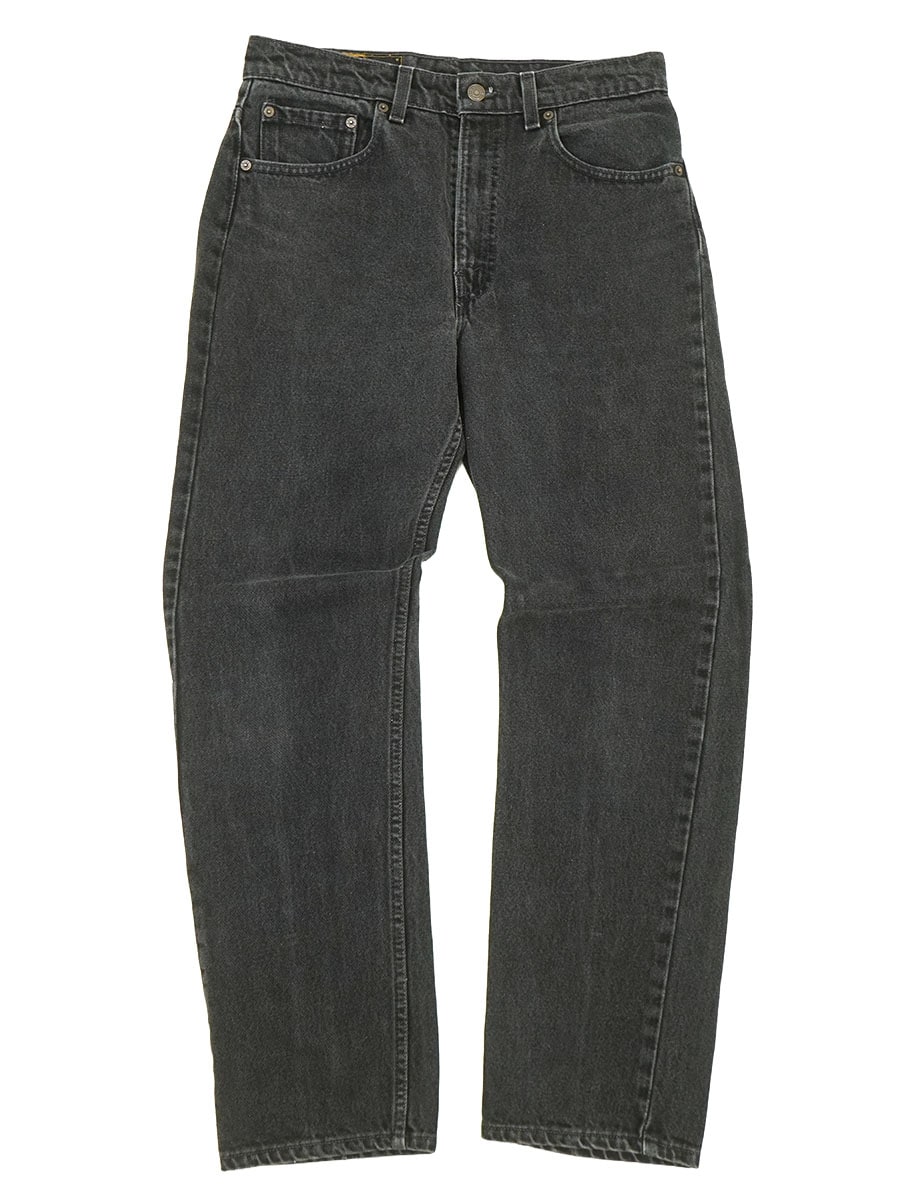 90's LEVI'S 505 ブラックデニムパンツ 表記(W33 L30) USA製