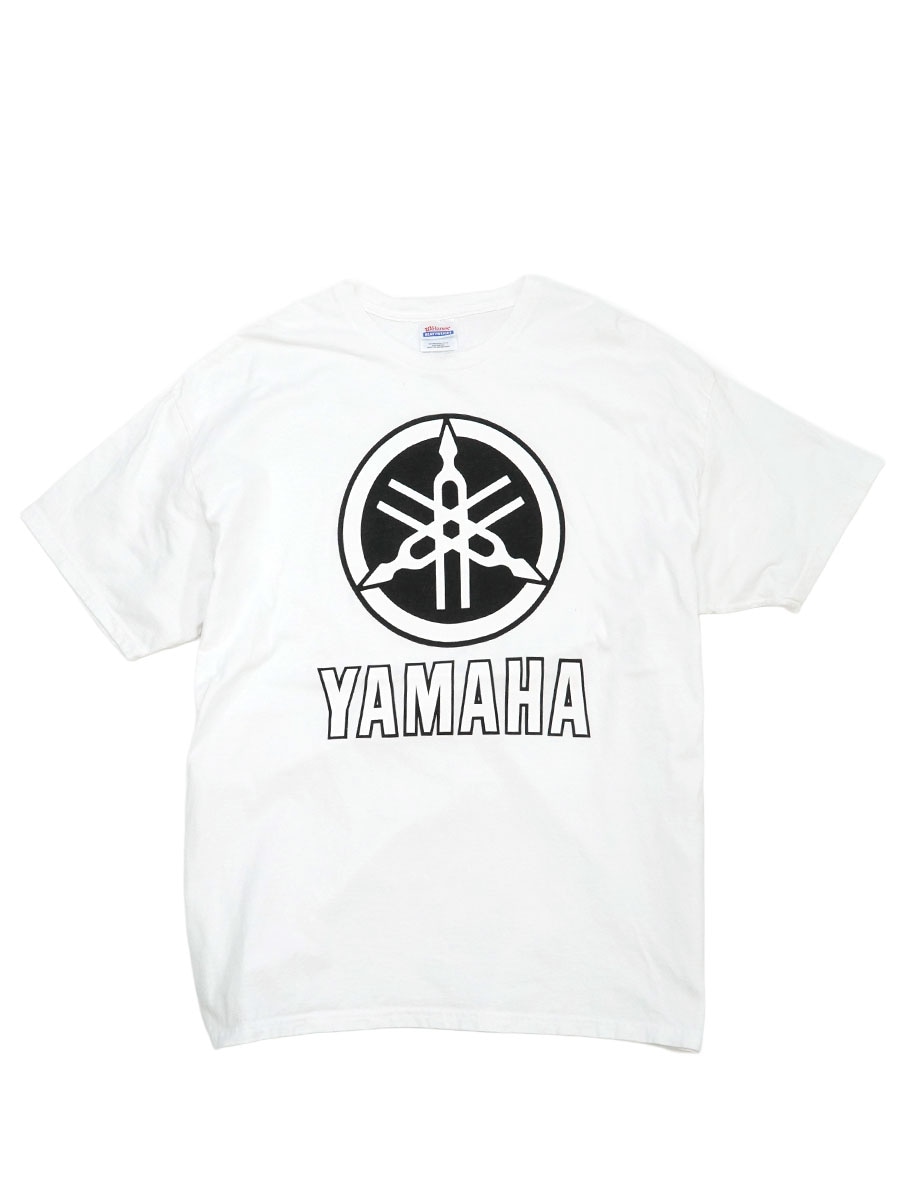 00's Hanes ''YAMAHA'' 両面プリントTシャツ ホワイト 表記(XL) 