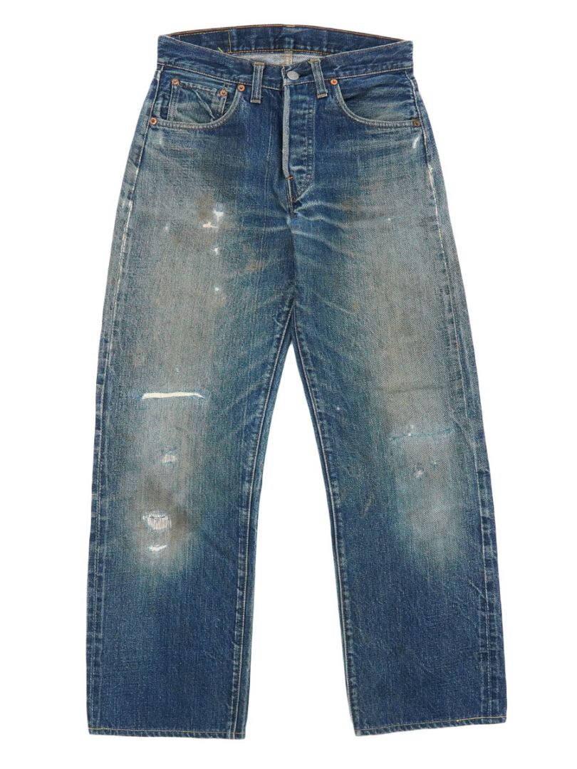 60's LEVI'S 501 BIG E デニムパンツ 味ありリペア 良雰囲気 実寸(W28 L27)