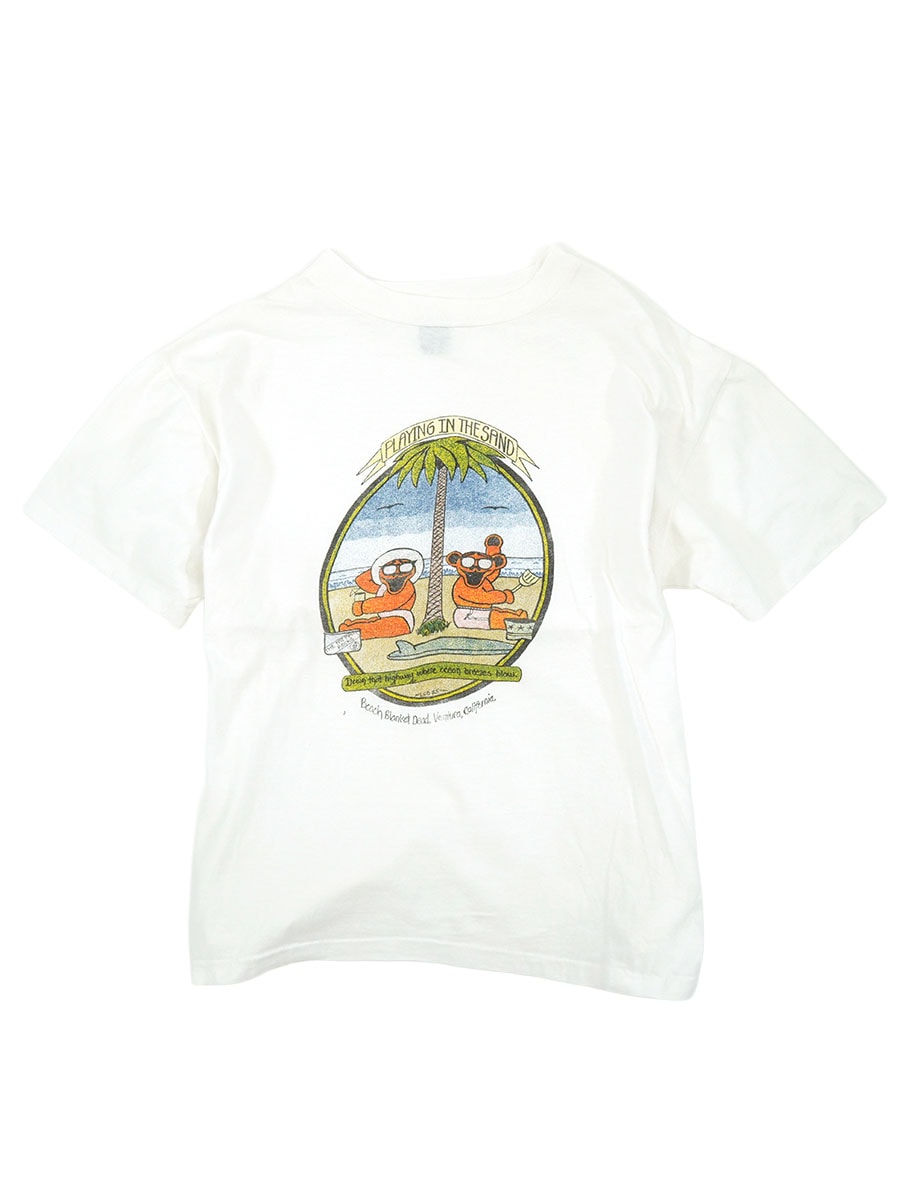 80's ANVIL グレイトフル・デッド ''PLAYING IN THE SAND'' ベア Tシャツ 表記(XL) USA製 