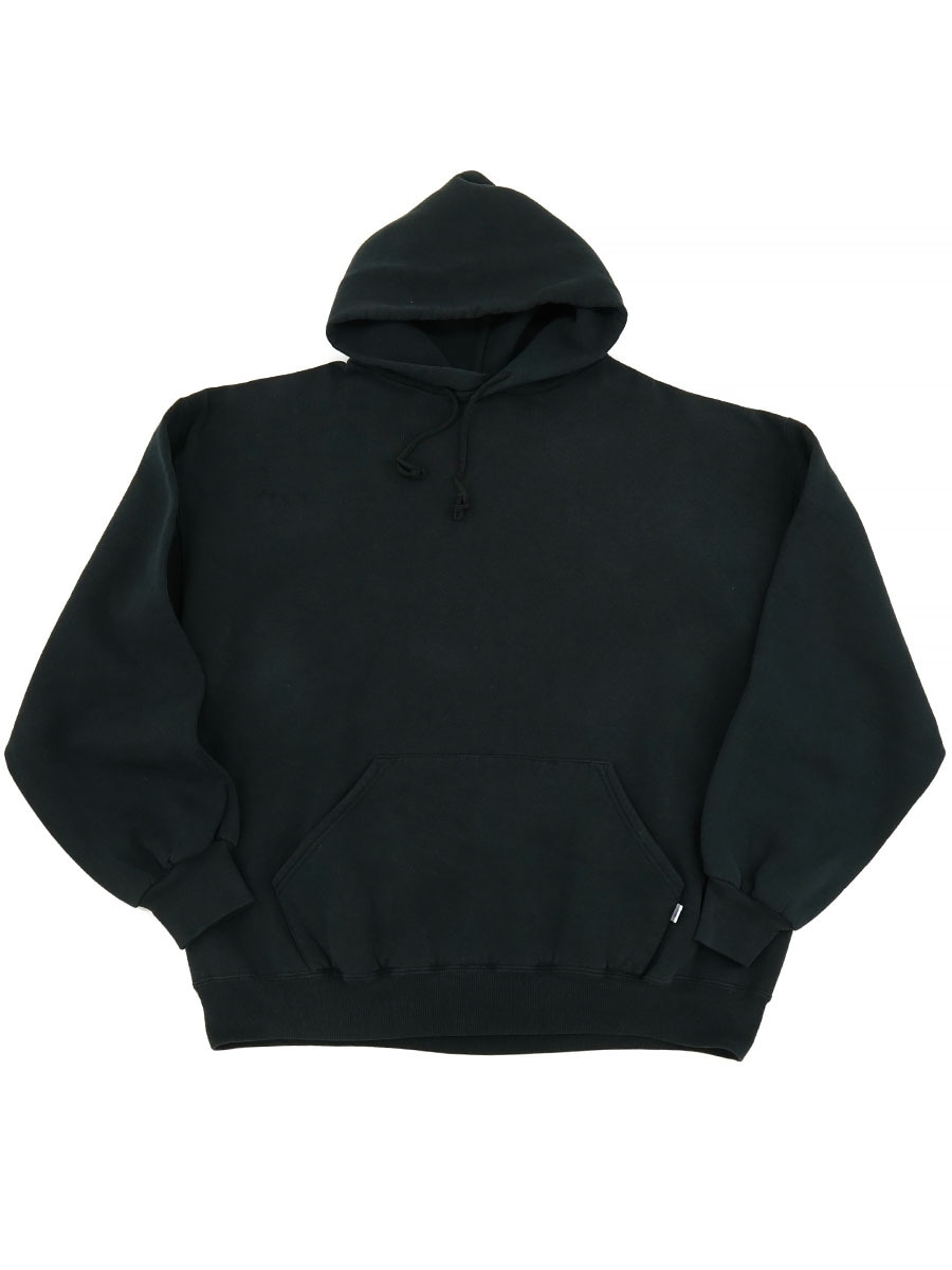 90's RUSSELL ATHLETIC 無地スウェットパーカ BLK 表記(XL) USA製