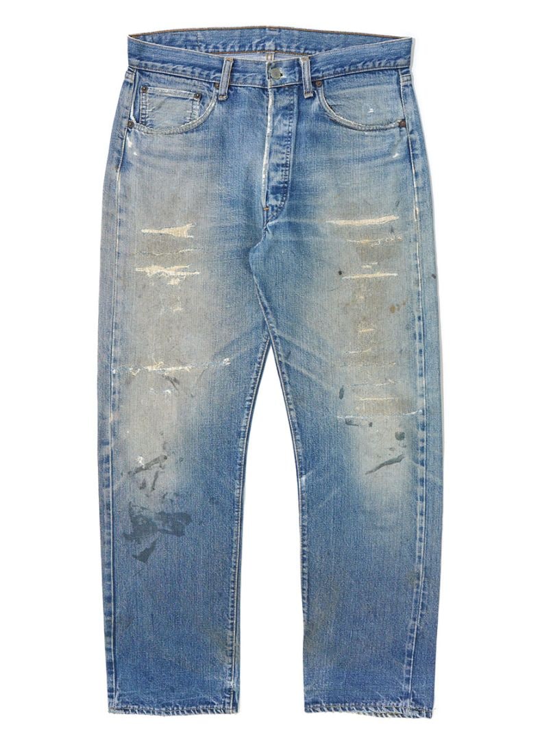 70's Levi’s 501 66前期 デニムパンツ 味ありリペア 実寸(W32.5 L30)