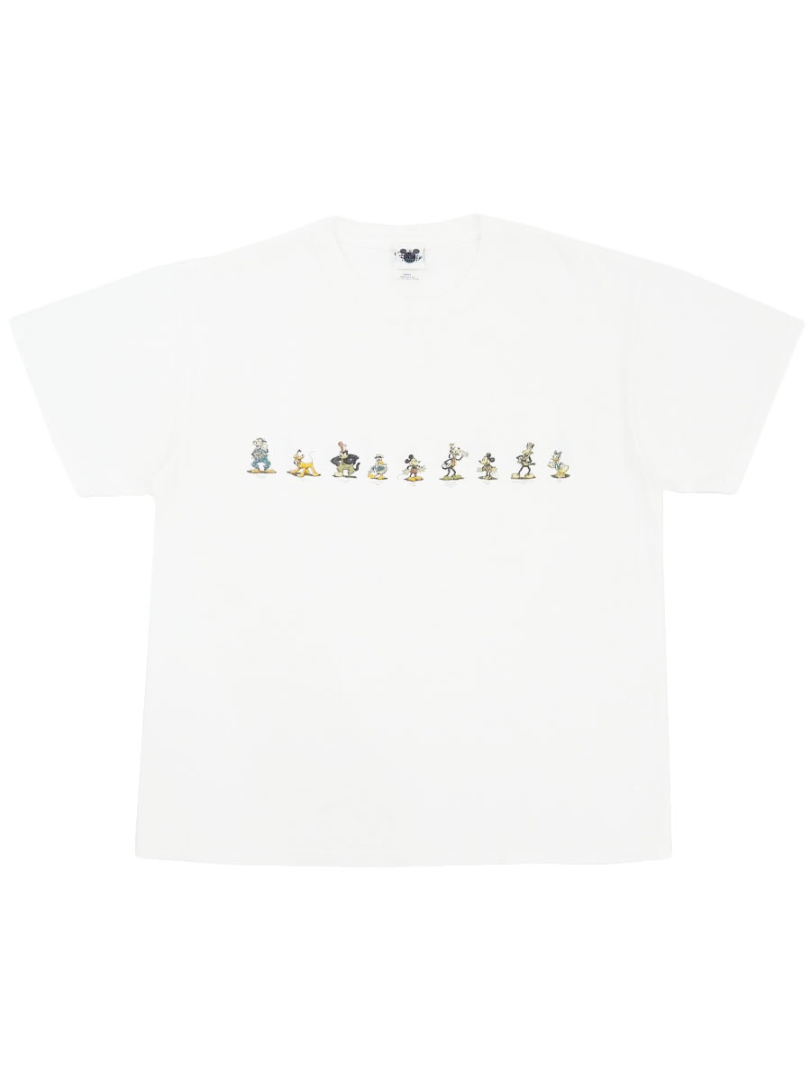 90's～ THE Disney CATALOG 両面プリント Tシャツ ホワイト 表記(L) USA製