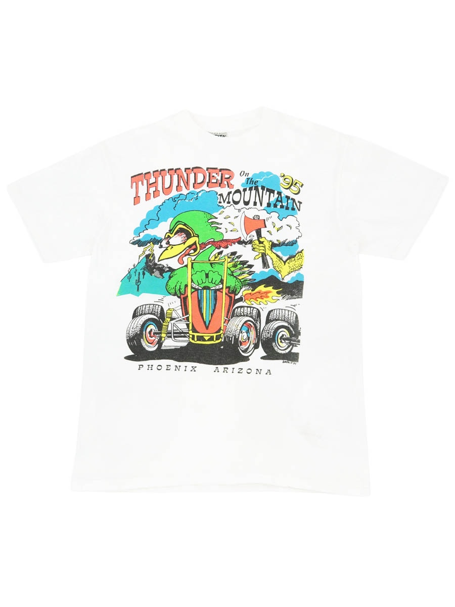90's ONEITA ''THUNDER On The MOUNTAIN '95'' 両面プリントTシャツ 表記(M)