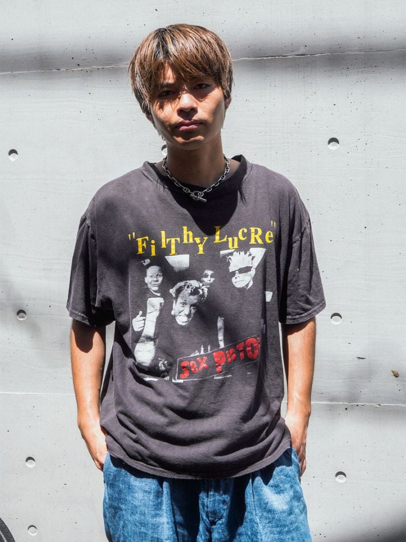 90's SEX PISTOLS ''Filthy Lucre Tour'' 両面プリント Tシャツ BLACK 実寸(XL位)