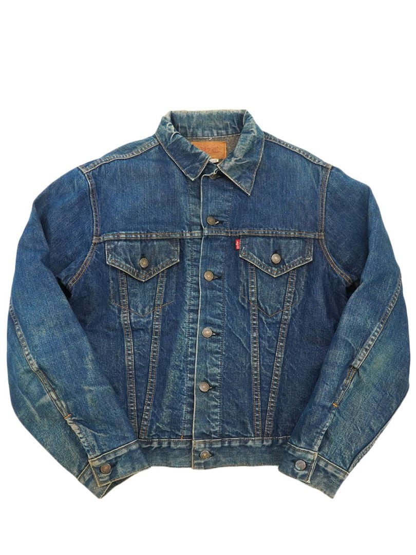 60's Levi's 70505 BIG-E ブランケット デニムジャケット ハチノス 実寸(40位)