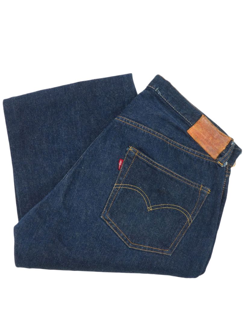 50's Levi's 501XX デニムパンツ 濃紺 極上雰囲気 実寸(W34 L31) レザーパッチ残り