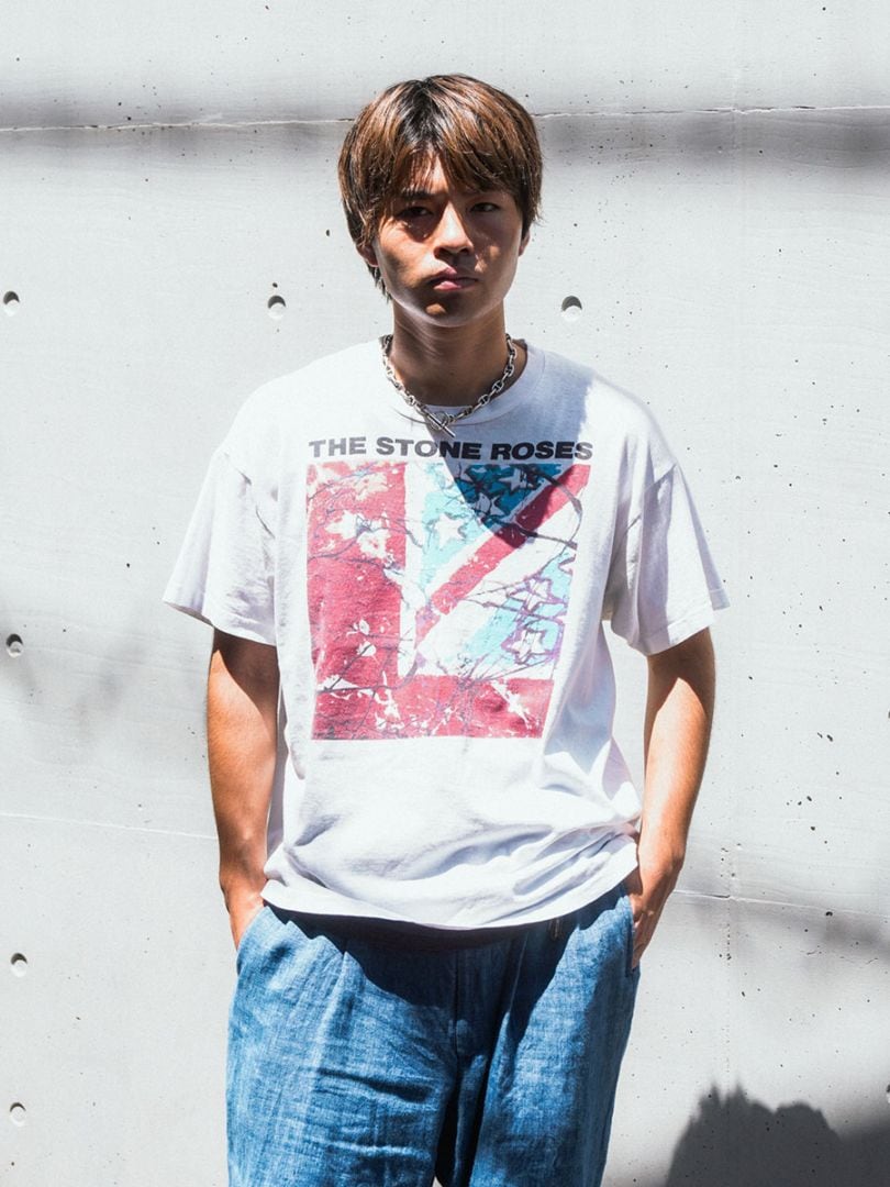 90's THE STONE ROSES ''Waterfall'' Tシャツ ホワイト 実寸(XL位)