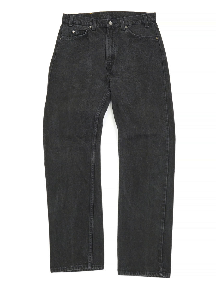 90's LEVI'S 505 ブラックデニムパンツ 表記(W34 L32) USA製