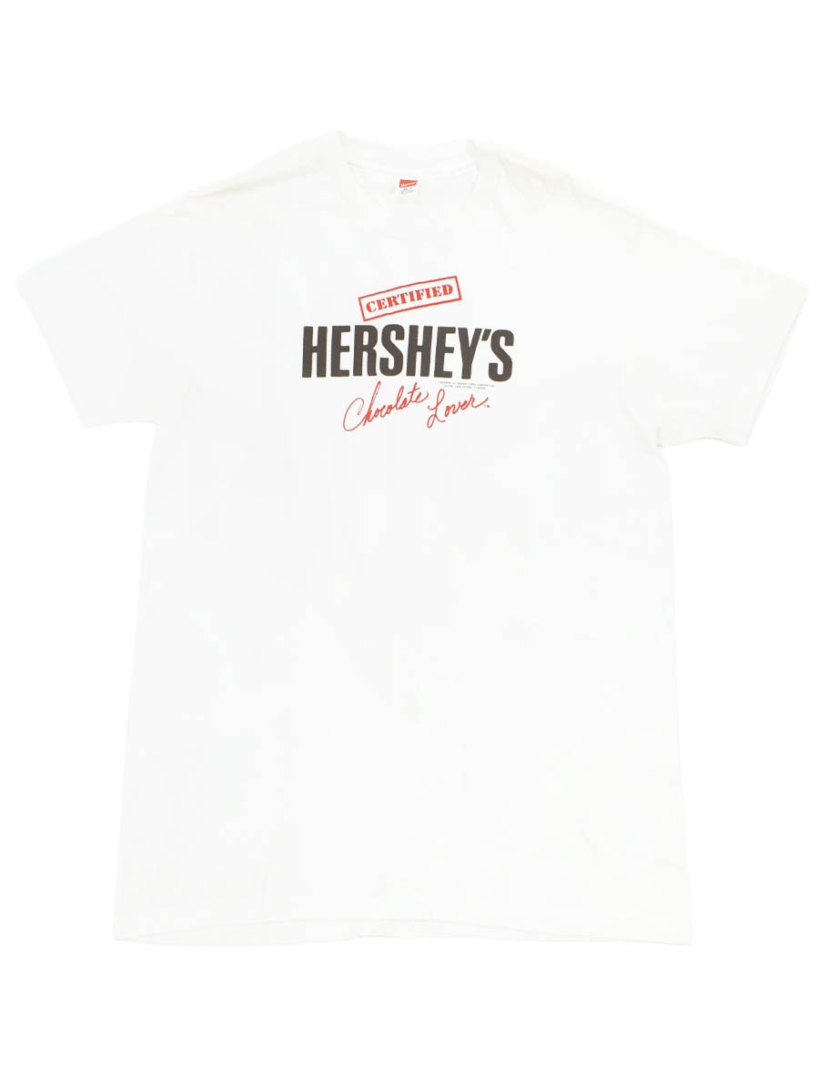 90's Hanes ''HERSHEY'S'' ロゴプリントTシャツ 表記(XL) USA製