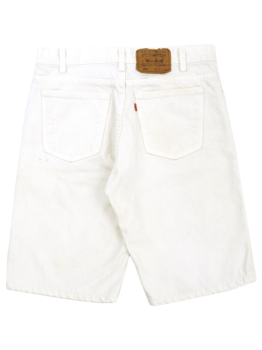 90's～ Levi's 550 ホワイトデニムショーツ 表記(W32 L00) USA製
