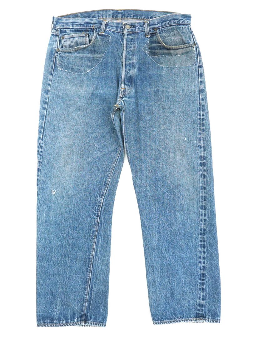 70's Levi's 501 66前期 デニムパンツ 味あり良雰囲気 実寸(W38 L29.5位)