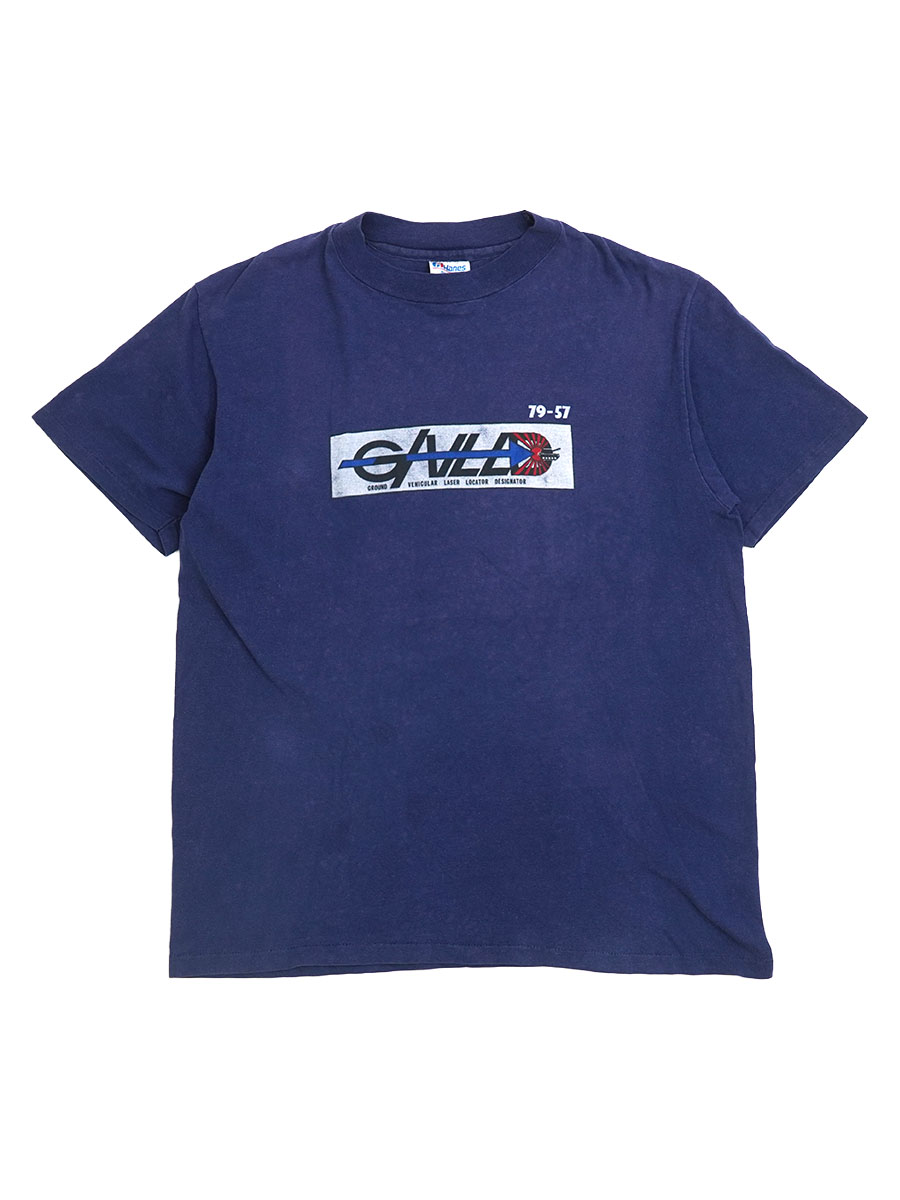 80's Hanes ''G/VLLD'' Tシャツ ネイビー 表記(L) USA製