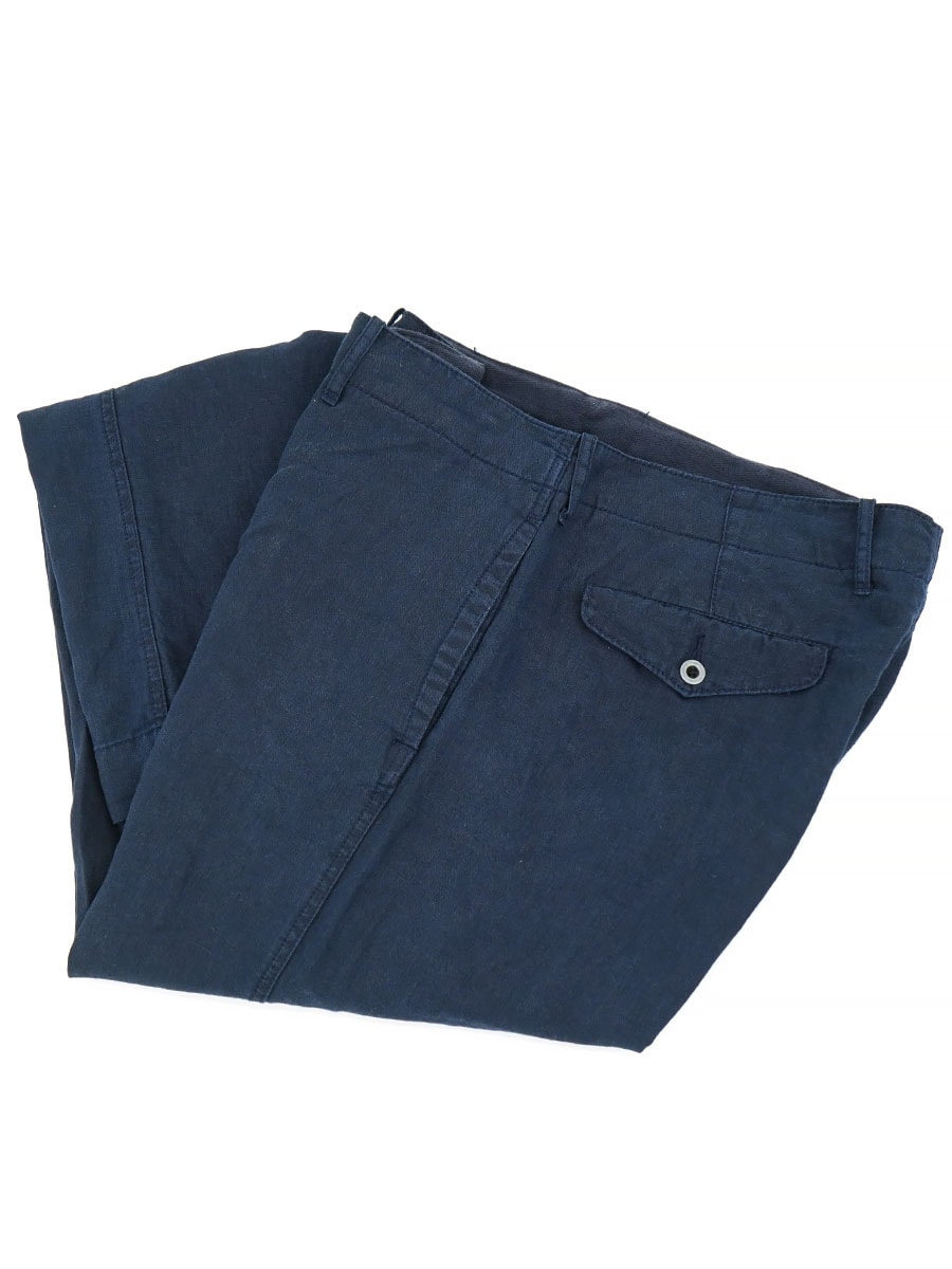 Polo by Ralph Lauren リネン 100% スラックス ネイビー ラルフローレン 100%リネン スラックス 濃紺 表記(36x32) | NEW ITEM