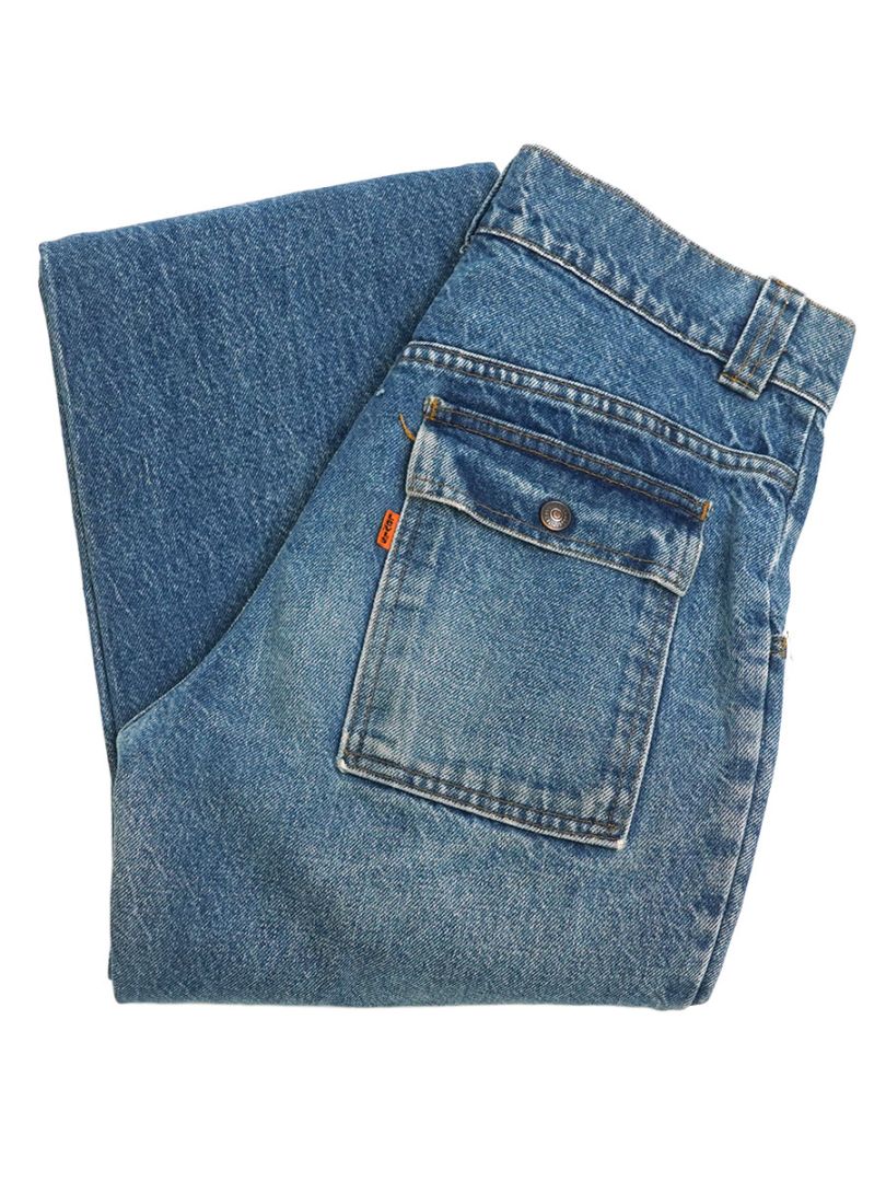 70's Levi's デニムブッシュパンツ 良雰囲気 実寸(W31 L34位)