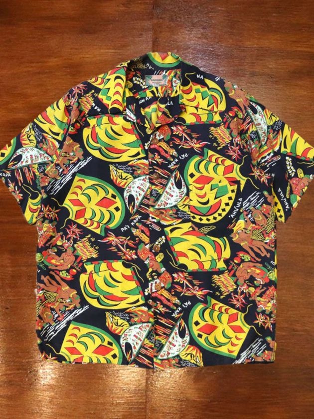 1950s HAWAIIAN SHIRT , Size M