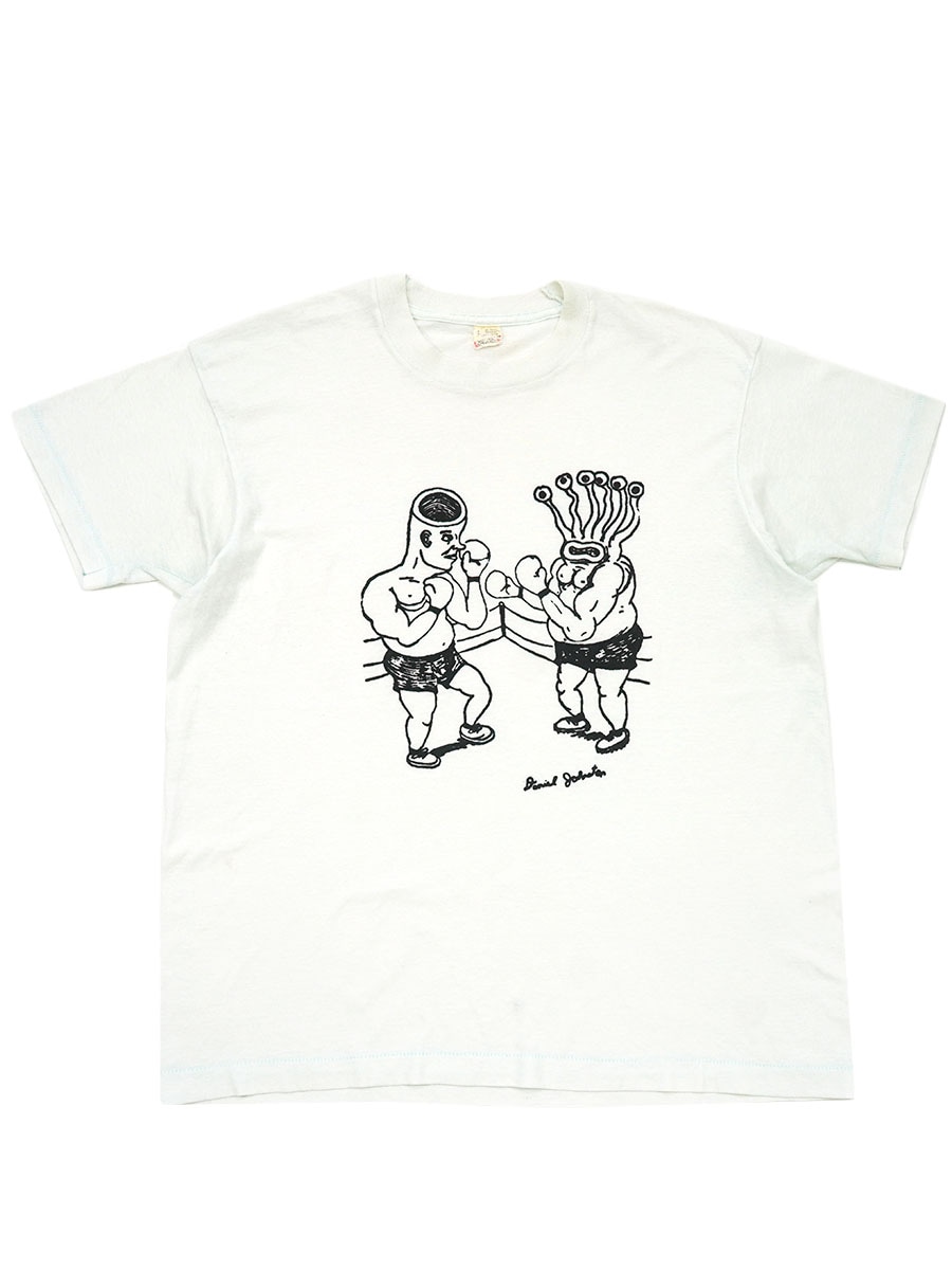 90's SCREEN STARS BEST ''Eternal Battle'' ダニエル・ジョンストン Tシャツ 表記(L) USA製