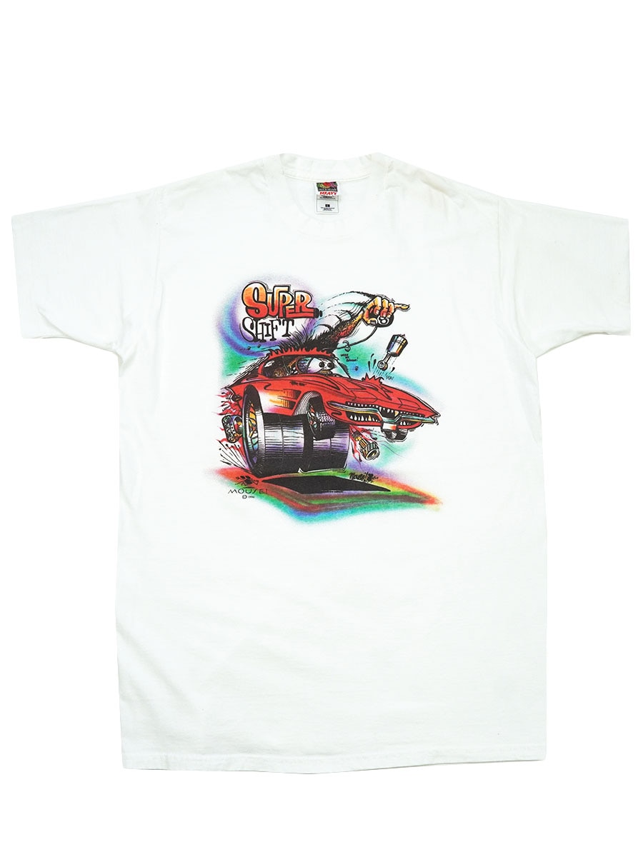 90's FRUIT OF THE LOOM スタンリー・マウス ''SUPER SHIFT'' プリントTシャツ 表記(L) USA製