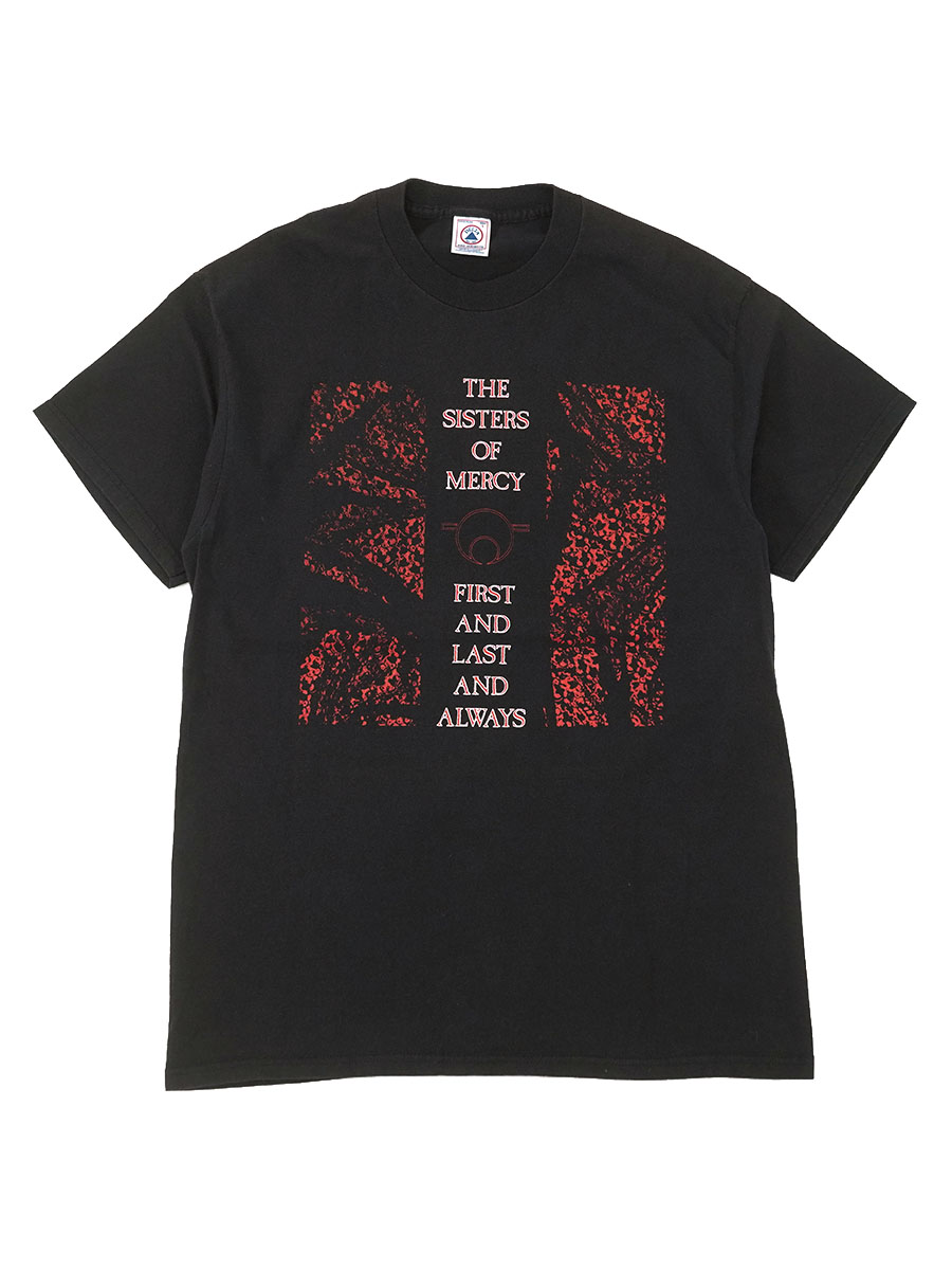 90's～ DELTA ''The Sisters of Mercy'' 両面プリント Tシャツ ブラック 表記(L)