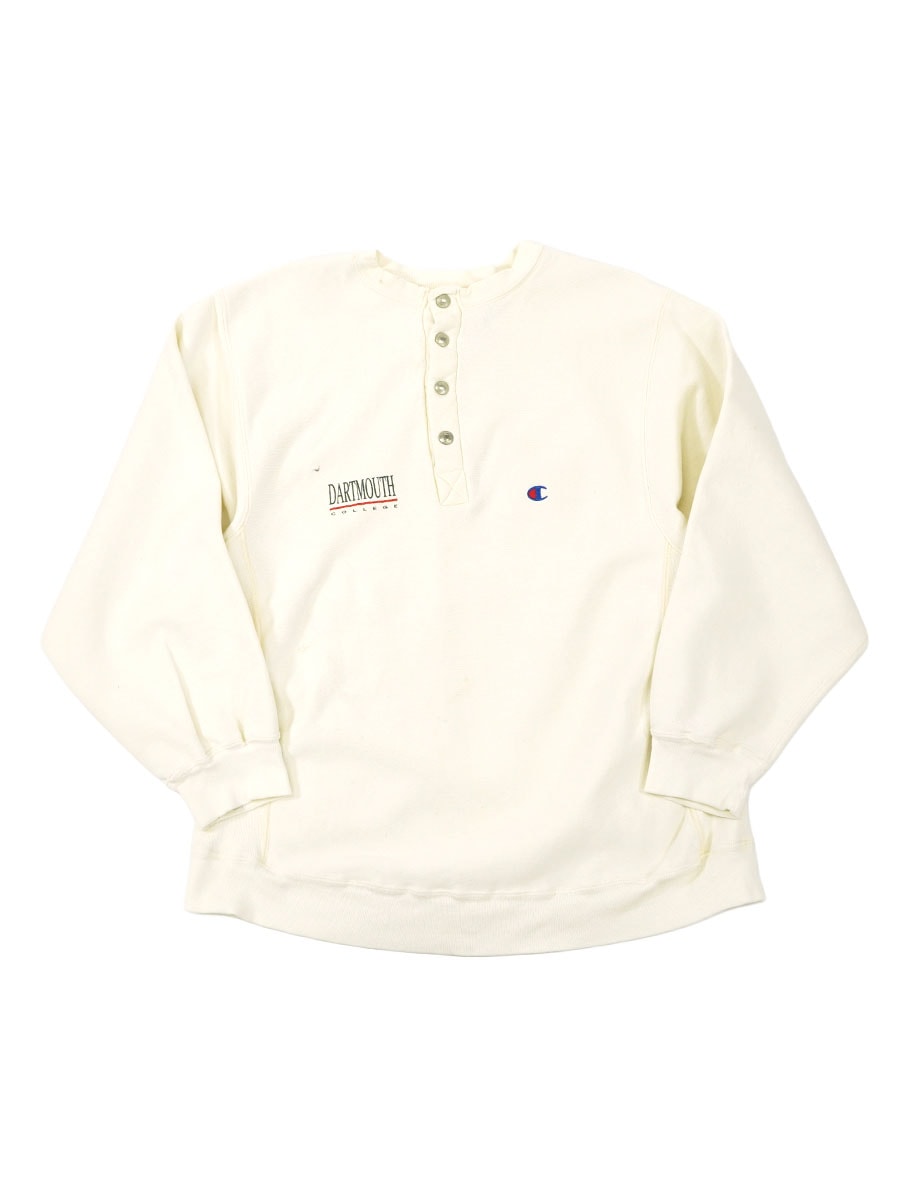80'S～ チャンピオン ''DATMOUTH COLLEGE'' RWタイプ ハーフスナップ スウェット 表記(XL) USA製
