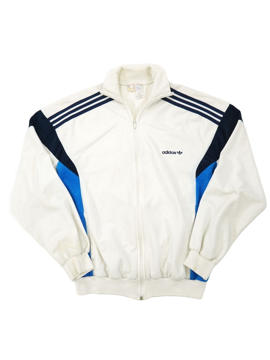 70's adidas ventex トラックジャケット ホワイト 実寸(L位) France製