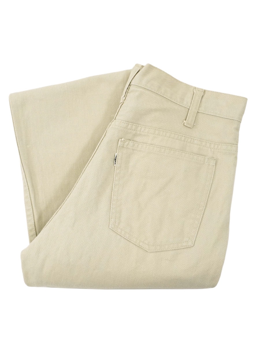 60's LEVI'S BIG-E コットンツイルパンツ アイボリー 実寸(W28 L27位)