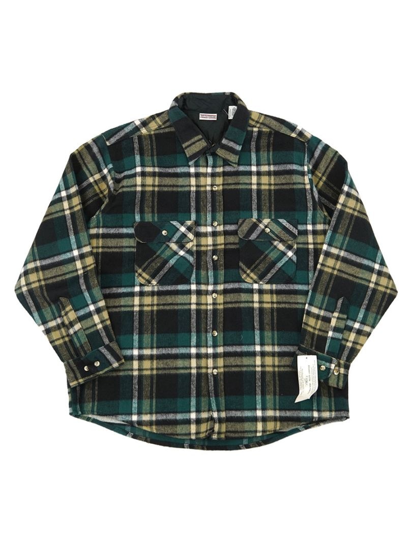 90's FIELD & STREAM 好配色チェック柄 フランネルシャツ 表記(XL) USA製 NOS