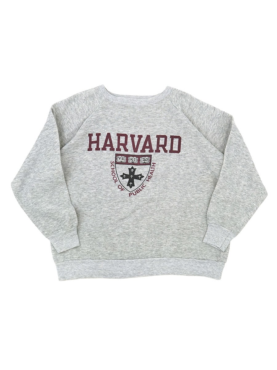 80's トリコタグ チャンピオン ''HARVARD'' 染み込みプリント ラグラン