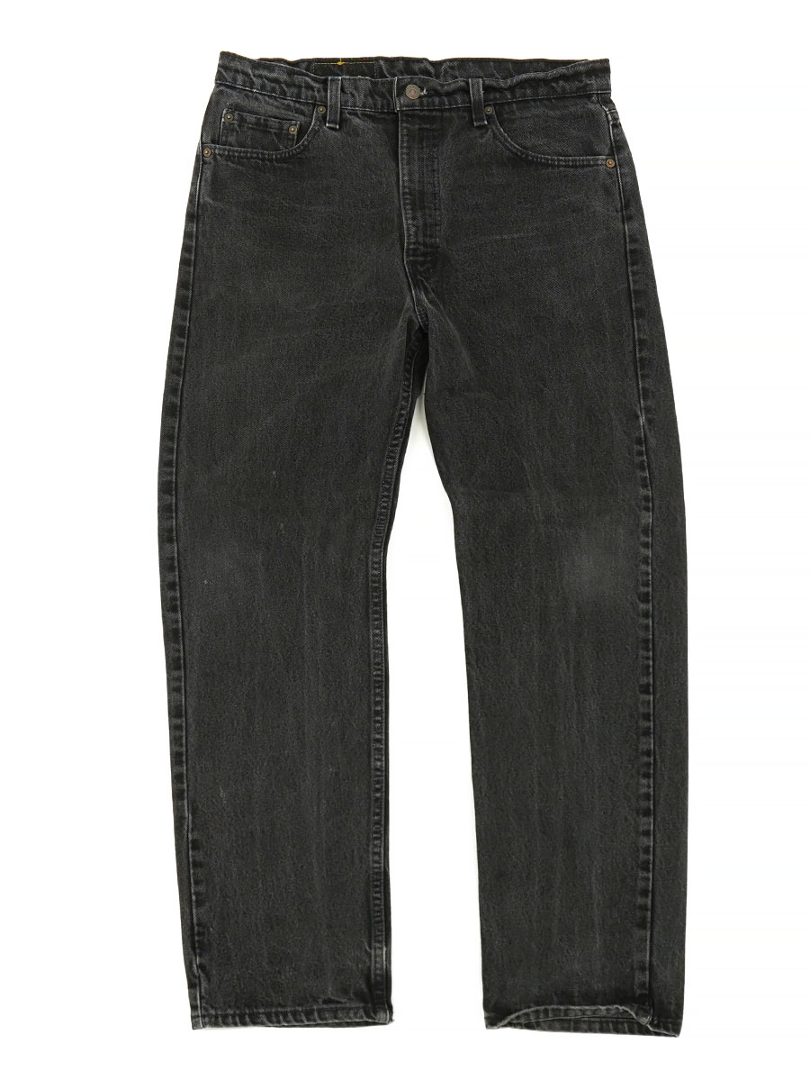 90's LEVI'S 505 ブラックデニムパンツ 表記(W36 L30) USA製