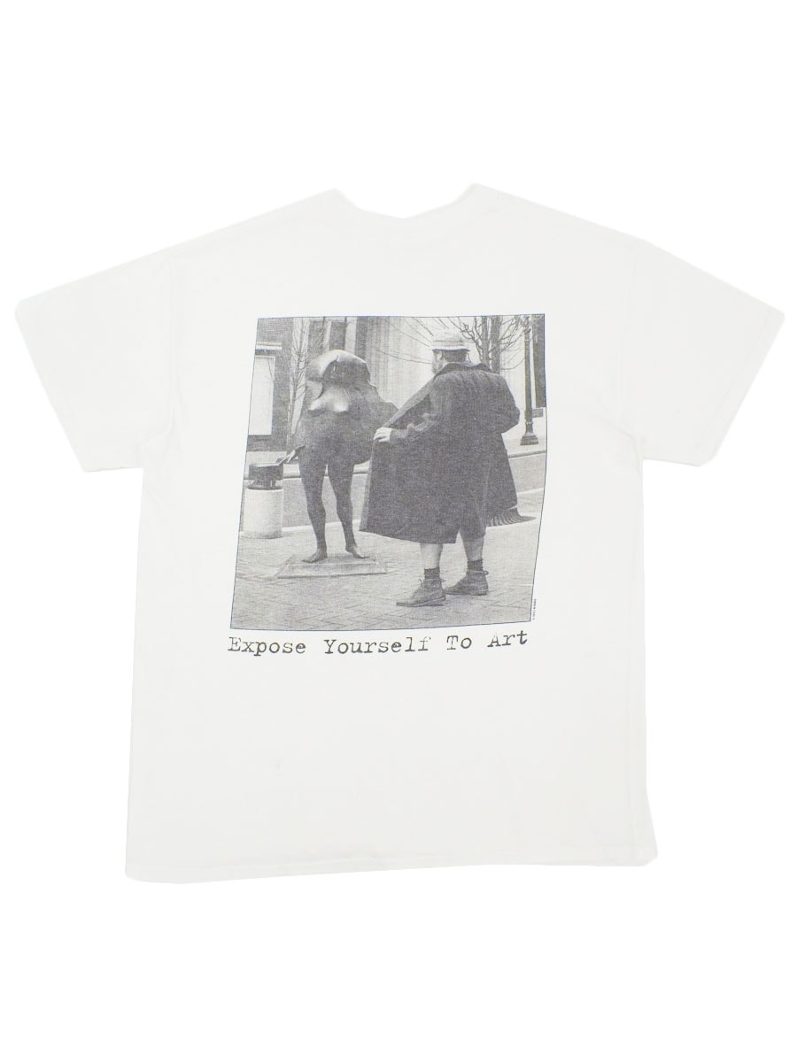 00's～ GILDAN ''Expose Yourself to Art PORTLAND, OREGON'' 両面プリント Tシャツ ホワイト 表記(M)