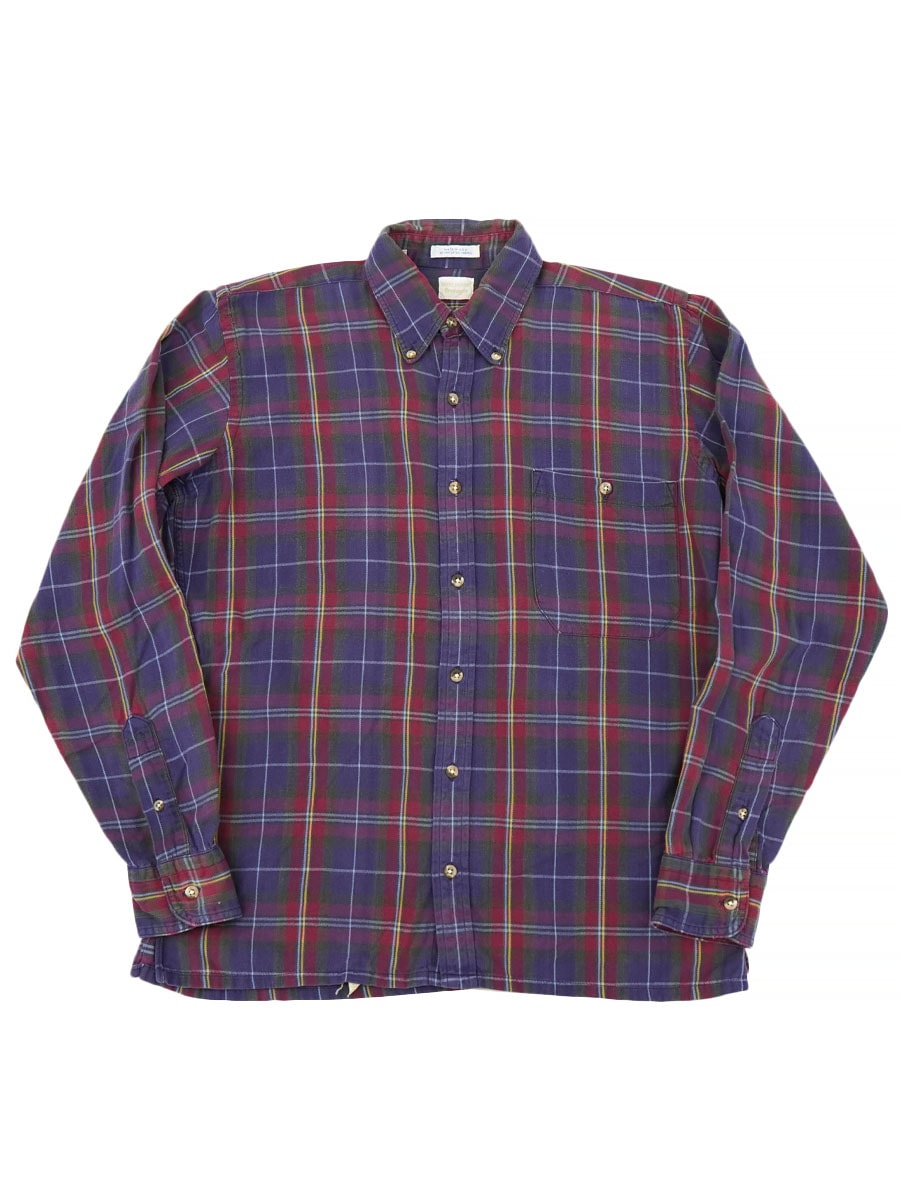 70's BROOKS BROTHERS BROOKSGATE ボックス型 B.D.シャツ 表記(M) USA製