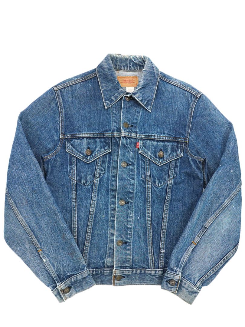 70's Levi's 71205 スモールe デニムジャケット インディゴ 実寸(36位)