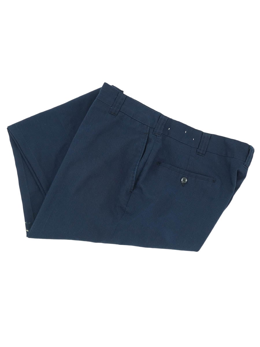 紺ページ　オカバンゴ＆月 70's～ day-press スラックス ネイビー 実寸(W32 L28位) | NEW ITEM