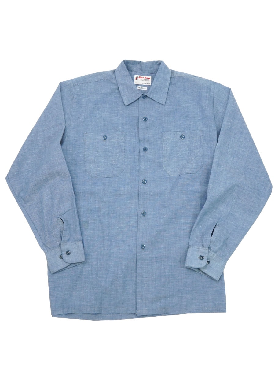 70's Glenn Berry シャンブレーシャツ 表記(M.L)