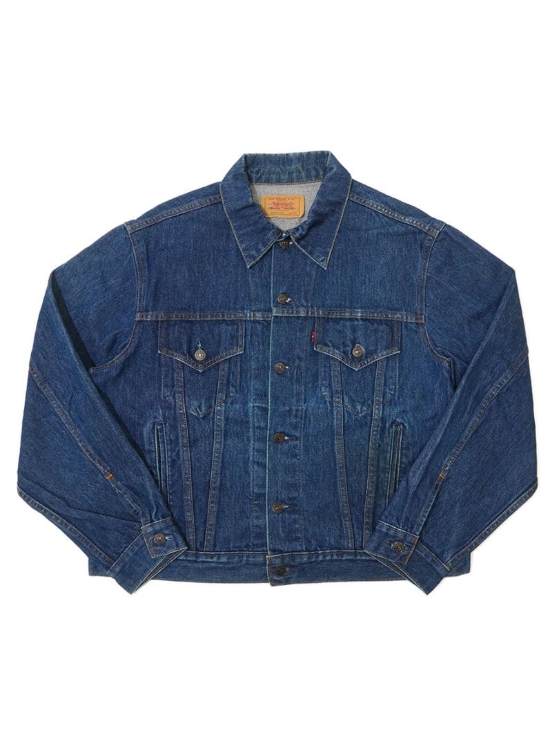 80's Levi's 70506-0216 4ポケ デニムジャケット 濃青 表記(48) CANADA製