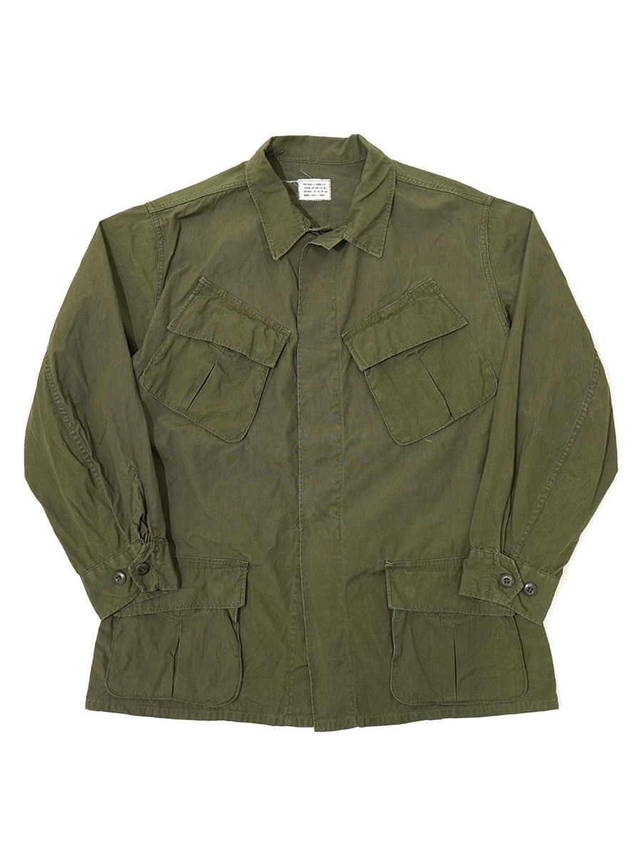 60s US Army ファティーグ 米軍実物 3rdノンリップ S-R 60's U.S.ARMY ファティーグジャケット 3rd ノンリップ 表記(MEDIUM