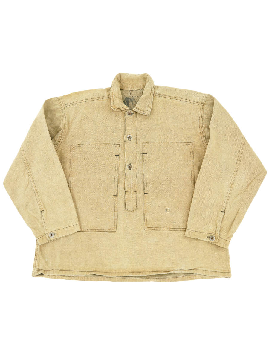 1910's～ U.S.ARMY WW1 ブラウンデニム プルオーバージャケット 実寸(M位)