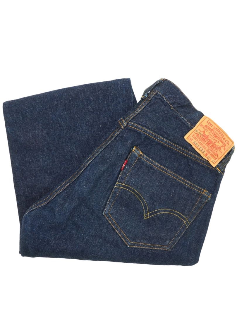 50's Levi's 501ZXX ギャラパッチ デニムパンツ 濃紺極上色！ 表記(W33
